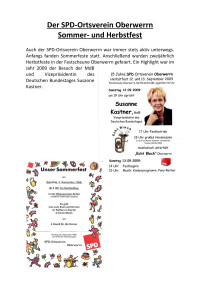 Feste SPD Oberwerrn